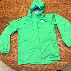 Girls The North Face Hyvent rain jacket